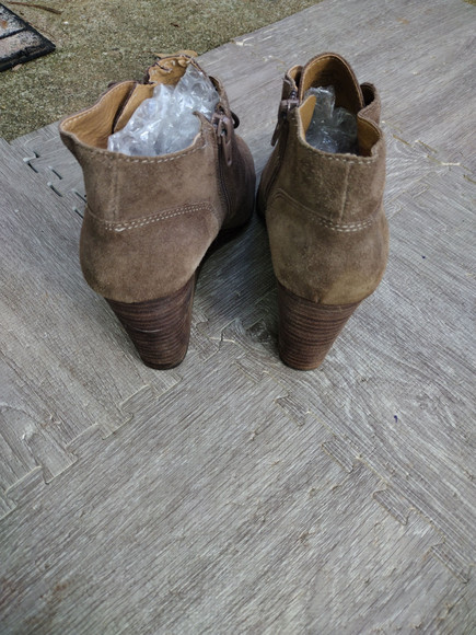 🐸Lucky Brand Suede Ankle Booties - Picture 5 of 9